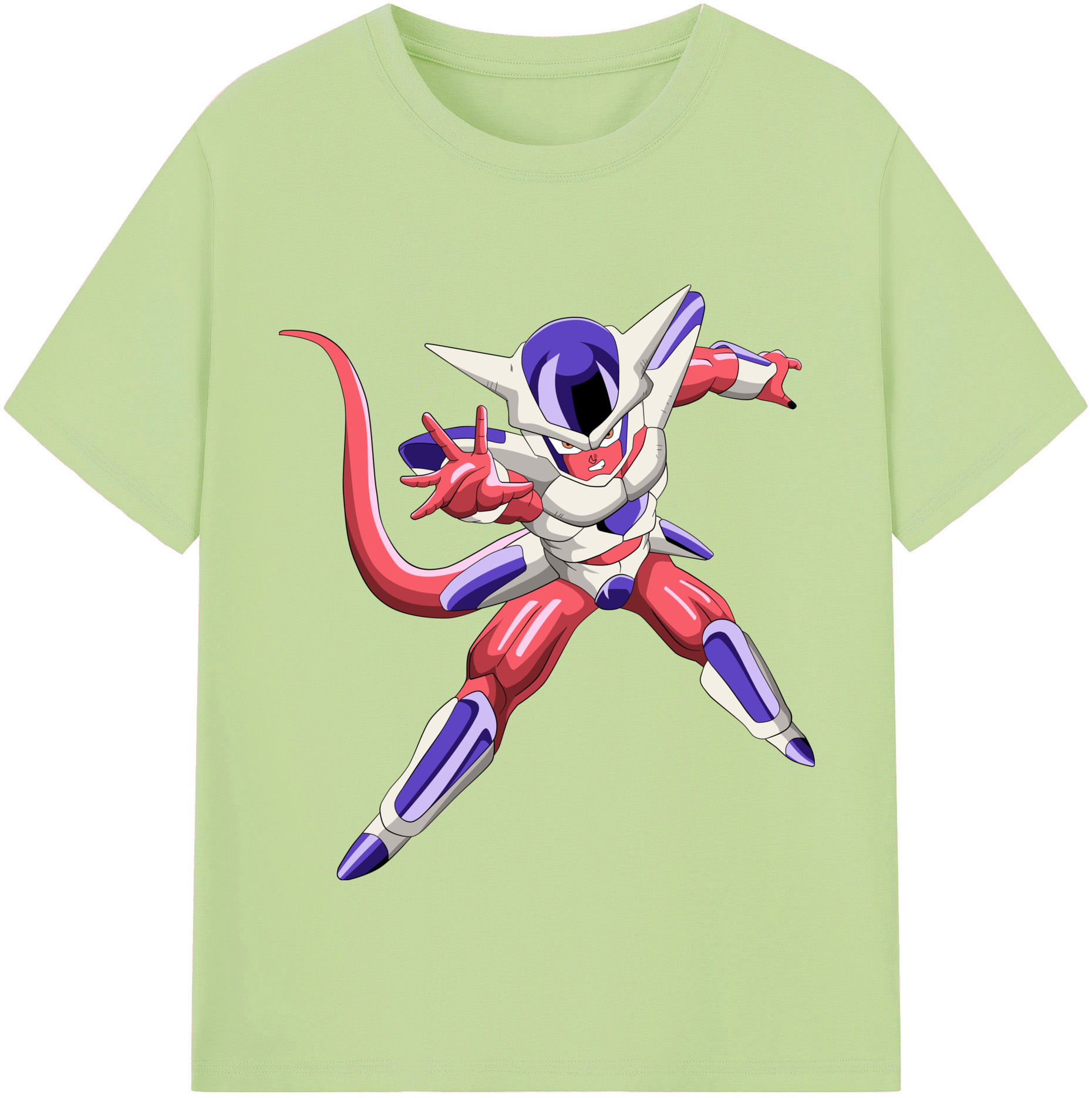 （画像用） ドラゴンボール フリーザ DRAGON BALL Frieza 綿100％半袖Tシャツ（フロントプリント）